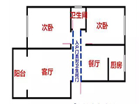 入戶門正對(duì)著衛(wèi)生間，客人來(lái)了太尷尬了